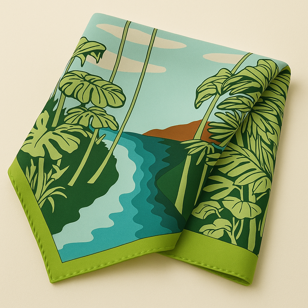 Pañuelo de seda Gaia