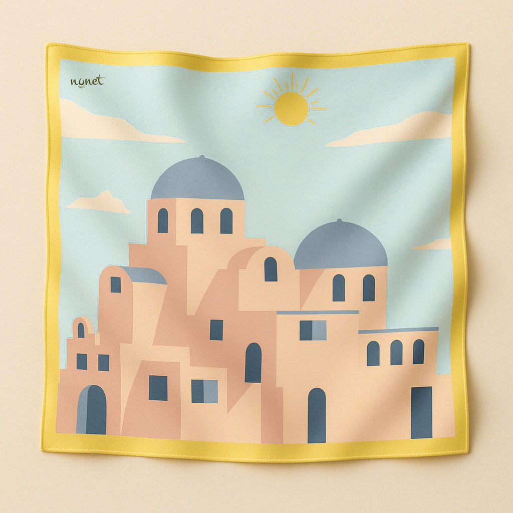 Pañuelo de seda Atenea