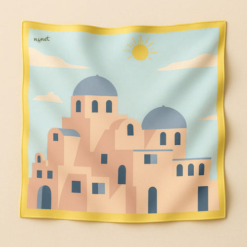 Pañuelo de seda Atenea