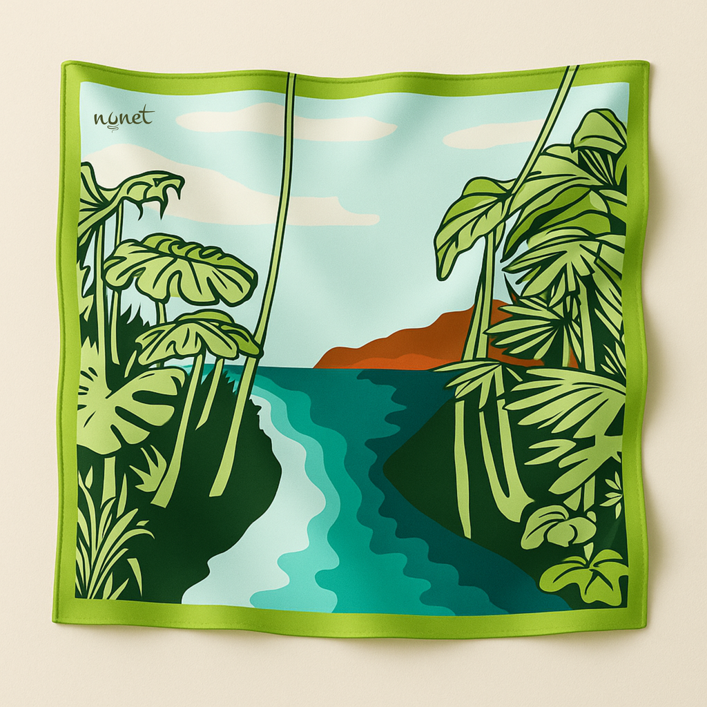 Pañuelo de seda Gaia