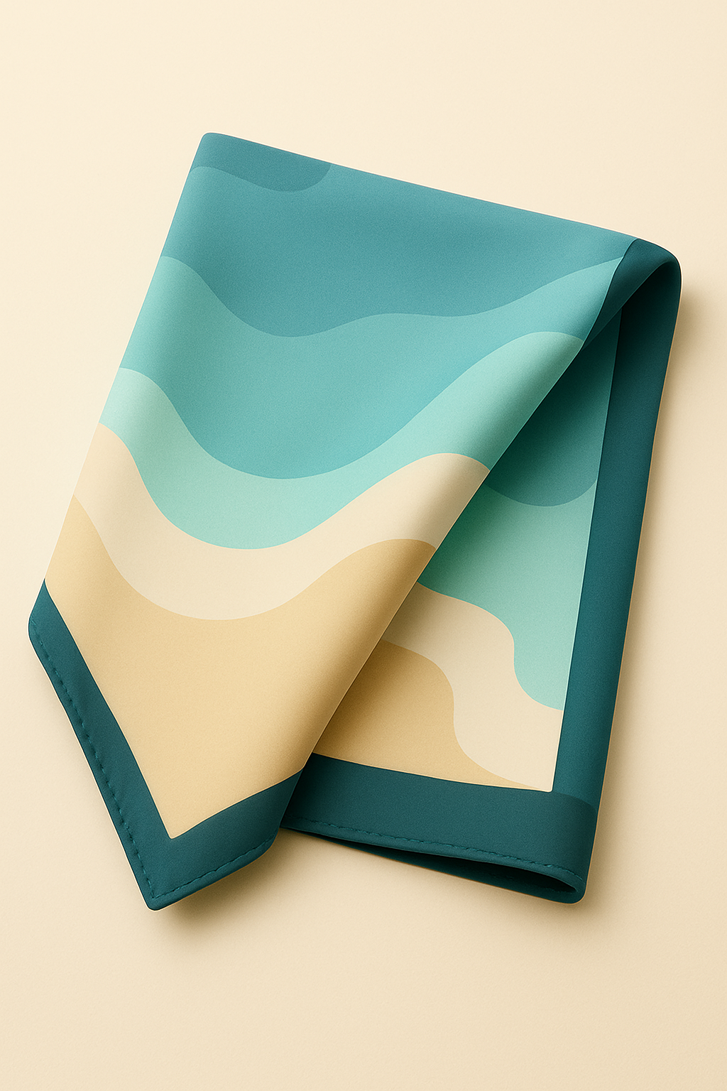 Pañuelo de seda mar