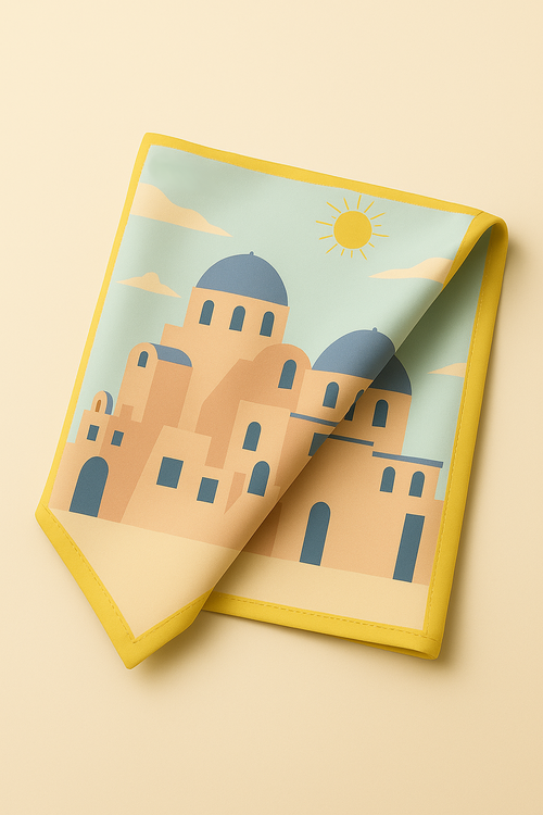 Pañuelo de seda Atenea